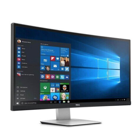 Monitor Curbat LED SH Dell UltraSharp U3415W, 34 inci, 3440 x 1440p, IPS, Grad B